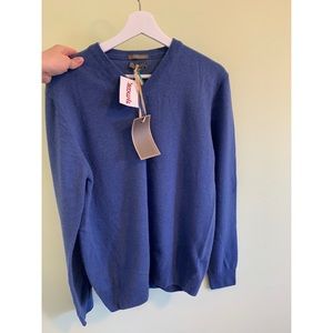 NWT 100% Cashmere Men’s V-neck Sweater